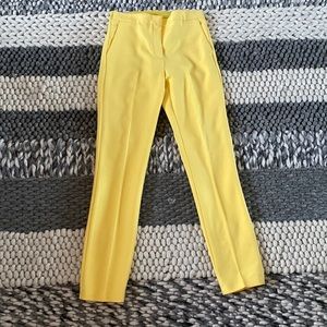 Zara Basic Yellow Pants